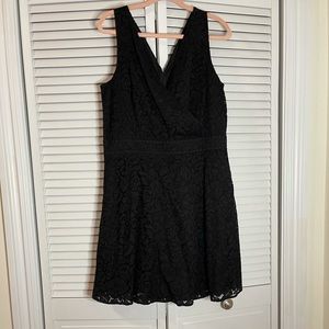Brand new a-line lace black dress
